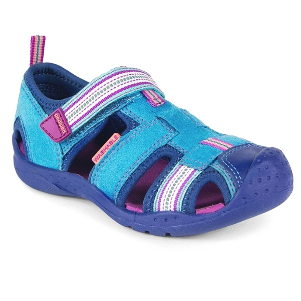 NIB Pediped Sahara Flex Sandal Ocean 8.5 Blue Water Hiking Beach Pool  RS3057